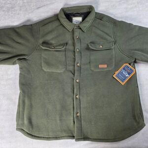 NWT Bass Creek Outfitters Men's Sherpa Lined Fleece Jacket XXL Outdoor Gear